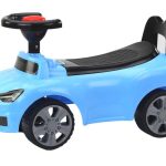 Car Ride On With Backrest QX-3396 Horn Storage Box Blue