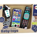 Toddler Toy Set Remote Control Keys Phone Lights Sounds