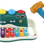 Cymbals Piano Crocodile Organ Hammer Balls Educational Instrument