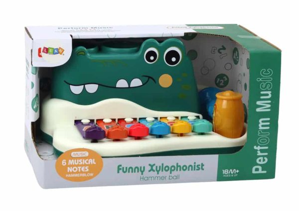 Cymbals Piano Crocodile Organ Hammer Balls Educational Instrument