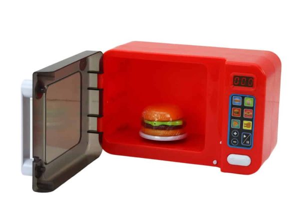 Microwave Oven Toy Microwave Red Accessories