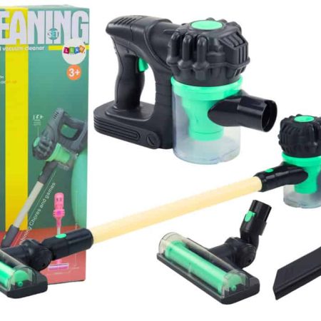 Upright Toy Vacuum Cleaner Lights Sounds Black