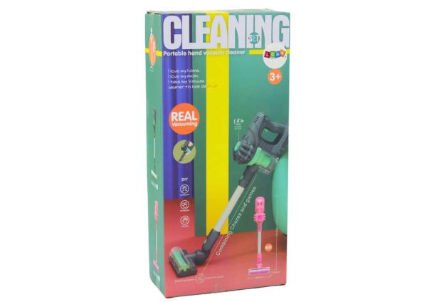 Upright Toy Vacuum Cleaner Lights Sounds Black