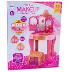 Children's Dressing Table With Gesture Sensor Accessories Pink