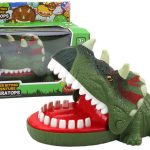 Arcade Game Biting Dinosaur Triceratops Green Lights Sounds