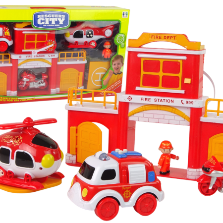 Fire Station Set with Sound
