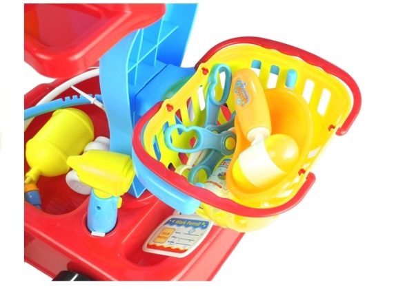 Medical Cart with Accessory 22 Elements - Multi-Colour