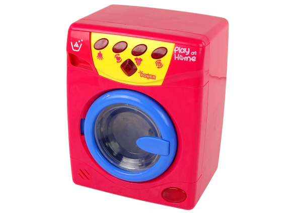 Washer Working Like Real One Sound And Light Effects