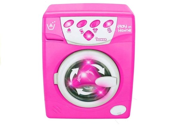 Washer Working Like Real One Sound And Light Effects