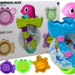 Dolphine With Patterns To Bath Crab Turtle Fish Frog