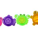 Dolphine With Patterns To Bath Crab Turtle Fish Frog