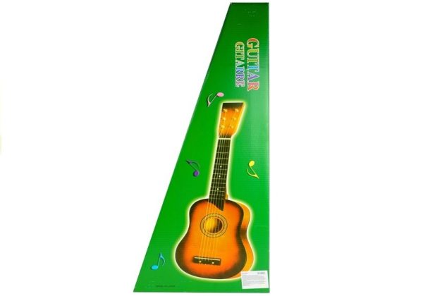 Classic Wooden Guitar Red Looking Like Real