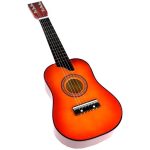 Classic Wooden Guitar Red Looking Like Real