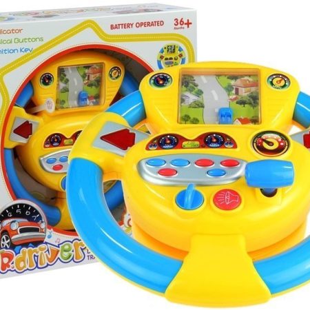 Interactive Steering Wheel For Kiddie Sounds