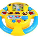 Interactive Steering Wheel For Kiddie Sounds