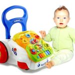 Interactive Playing Walker Pusher Detachable Panel