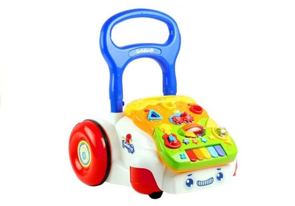 Interactive Playing Walker Pusher Detachable Panel