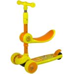 Three-wheeled Balancing Scooter Saddle Yellow Music Diodes Squirrel
