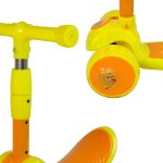Three-wheeled Balancing Scooter Saddle Yellow Music Diodes Squirrel