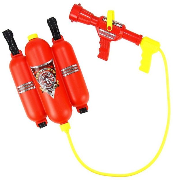 Kids Childrens Fire Fighter Set Kit Working Fire Extinguisher