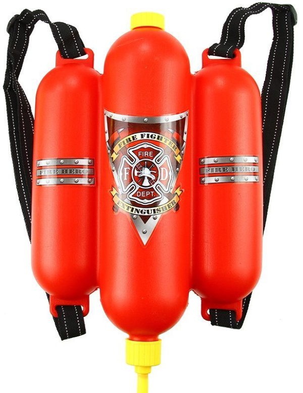 Kids Childrens Fire Fighter Set Kit Working Fire Extinguisher