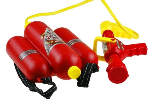 Kids Childrens Fire Fighter Set Kit Working Fire Extinguisher
