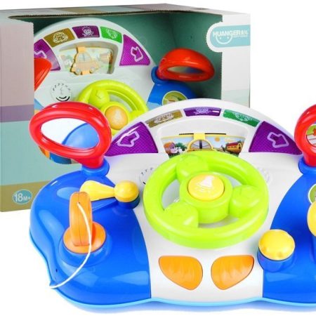 Interactive Steering Wheel For Children Dashboard Sounds