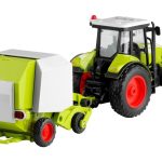 Tractor with Round Baler for Baling Noise making 37,5 cm