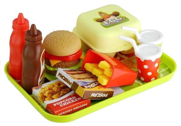 Set To Make Fast-Food and Waffles Little Cook Accessories