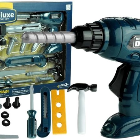 Deluxe Tool Set Cordless Drill Hammer Screwdriver