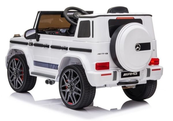 Mercedes G63 AMG Electric Ride On Car– White