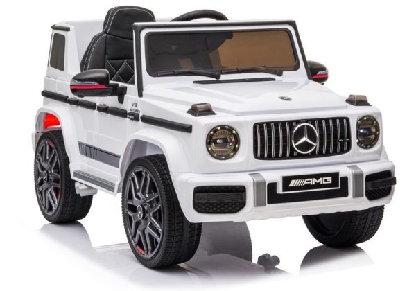 Mercedes G63 AMG Electric Ride On Car– White