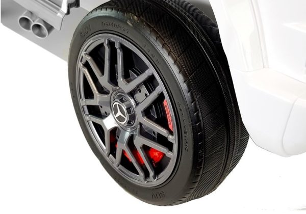 Mercedes G63 AMG Electric Ride On Car– White
