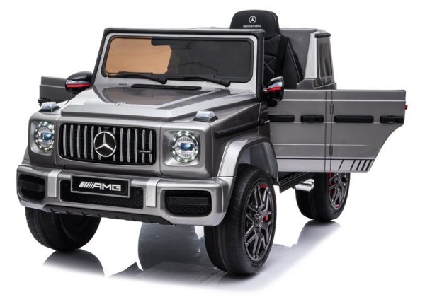 Mercedes G63 AMG Electric Ride On Car– Silver