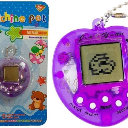 Electronic Animal Tamagotchi with Bow Purple