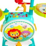 Colorful Drum Set for a Little Musician with Chair