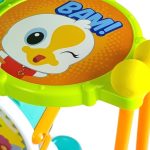 Colorful Drum Set for a Little Musician with Chair