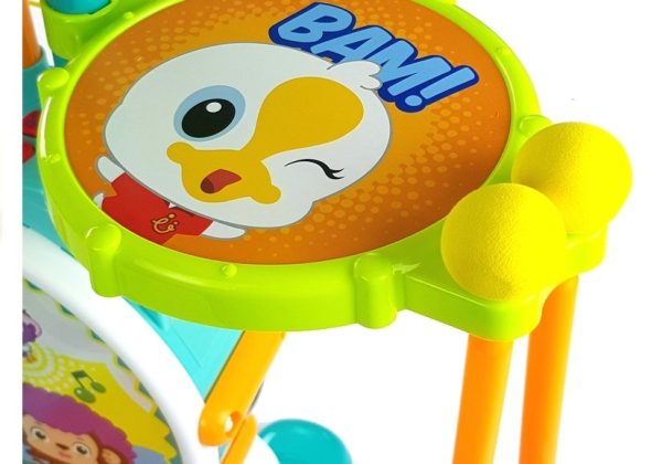 Colorful Drum Set for a Little Musician with Chair