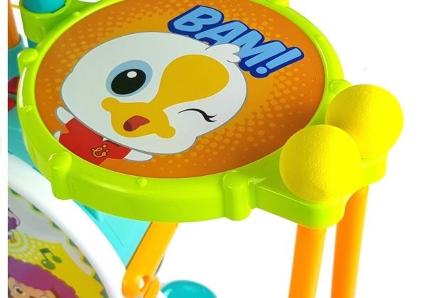 Colorful Drum Set for a Little Musician with Chair