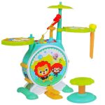 Colorful Drum Set for a Little Musician with Chair