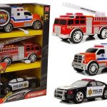 Cars Set Special Forces Police Ambulance Firefight
