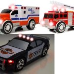 Cars Set Special Forces Police Ambulance Firefight