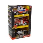 Cars Set Special Forces Police Ambulance Firefight