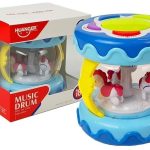 Educational Drum with Carousel and Animal Sounds