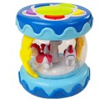 Educational Drum with Carousel and Animal Sounds