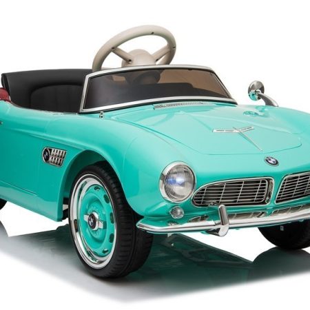 Electric Ride-On Car BMW Retro green Painted