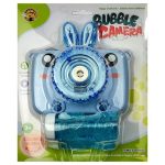 The camera blows soap bubbles Battery Blue Bubble Generator