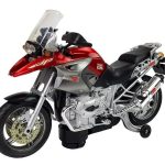 Battery-operated Motorcycle with Lights and Music Red