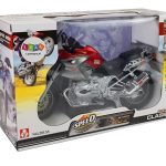 Battery-operated Motorcycle with Lights and Music Red