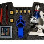 Large Scientist's Suitcase Children's Educational Microscope 100x 400x 1200x